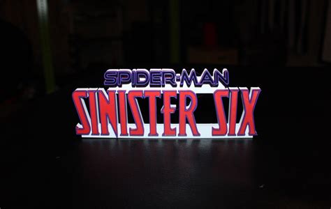 Sinister Six 3D Printed Comic Logo Art - Etsy