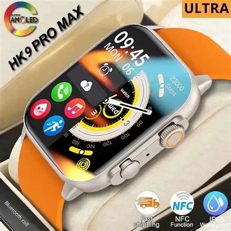 Smartwatch Hk Pro Max Para Homens E Mulheres Tela Hd Amoled Freq Ncia