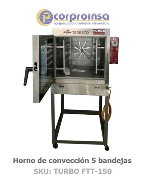 Horno De Convecci N Turbo Bandejas Progas Corproinsa