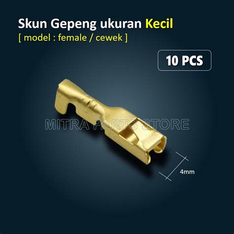 Jual Skun Kabel Motor Gepeng 10 SET Pilihan Ukuran Besar Medium Kecil