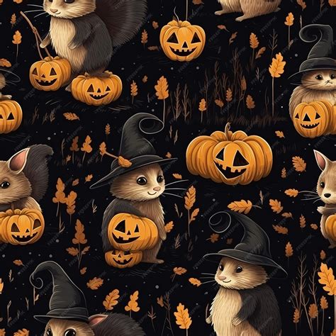 Premium Ai Image Enchanting Ratatoskr Halloween Cottagecore A