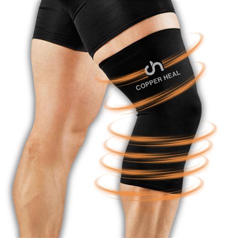 COPPER HEAL Knee Compression Sleeve - BEST Knee Brace GUARANTEED with