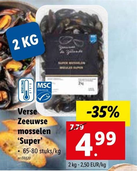 Verse Zeeuwse Mosselen Super Promotie Bij Lidl