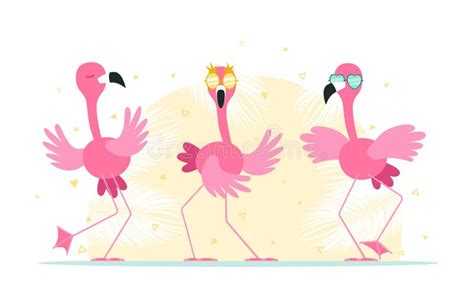 Dancing Flamingo Stock Illustrations Dancing Flamingo Stock