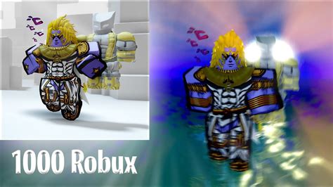 How To Make Dio Over Heaven In Roblox 500 1000r Youtube