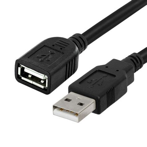 3ft1m Usb 20 Male To Female Extension Adapter Usb Cable Cord Best Buy Canada