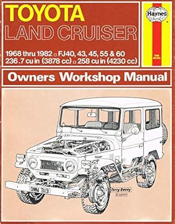 To Toyota Land Cruiser Owner S Workshop Manual Amazon Co