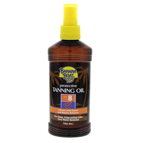 Banana Boat Protective Tanning Oil Spf 8 236ml Online At Best Price