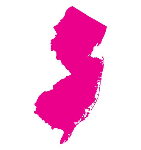 New Jersey Outline Vector at Vectorified.com | Collection of New Jersey ...