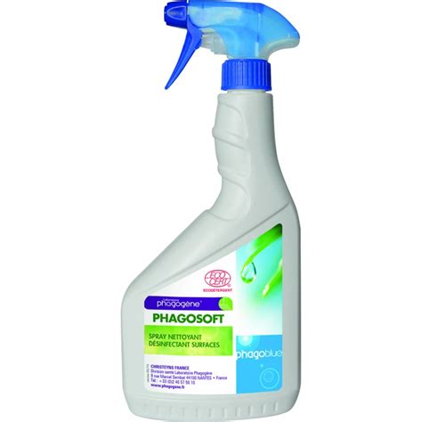 PULVERISATEUR NETTOYANT DESINFECTANT VIRUCIDE EN 14476 PHAGOSOFT