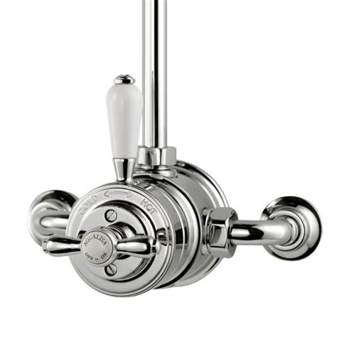 Aquatique Exposed Traditional Mixer Shower Valve Chrome Aqualisa