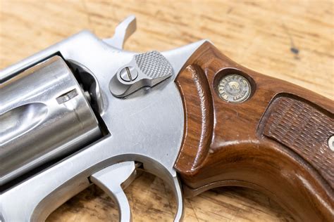 Taurus Special Stainless Used Trade In Revolver With Wood Grips