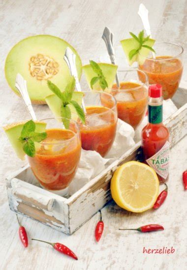 Melonen Gazpacho Fruchtig Und Feurige Sommersuppe Mit Liebe