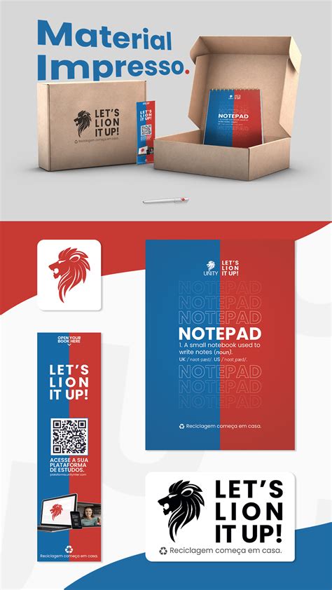 Kit Materiais Impressos Unity International On Behance