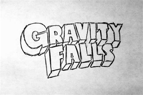 Gravity Falls drawing logo gif by zhoolego on DeviantArt