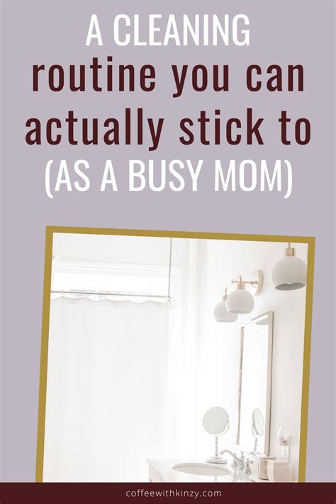 A Realistic Cleaning Schedule For Busy Moms Artofit