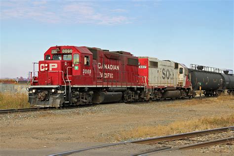 Railpicturesca Colin Arnot Photo Sd38 2′s Cp 3069 And Soo 4417 Pick