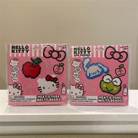 Hello Kitty Toys New Hello Kitty Friends Heat And Fuse Melty Beads And Crafts Set Of 2