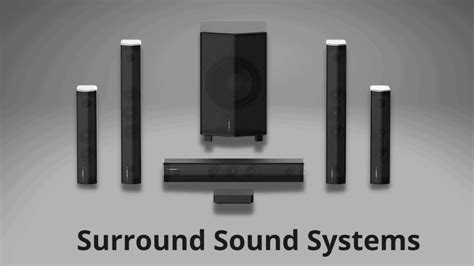 Different Surround Sound Systems 2 0 5 1 6 1 And 7 1