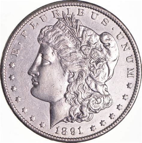 Carson City 1891 CC Morgan Silver Dollar RARE Historic Coin