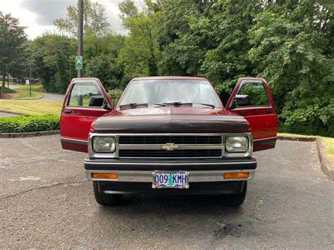 1991 Chevrolet S 10 Blazer Rare 2 Wheel Drive 2dr Very Low Original