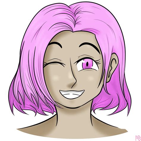 zzz pink hair girl 7
