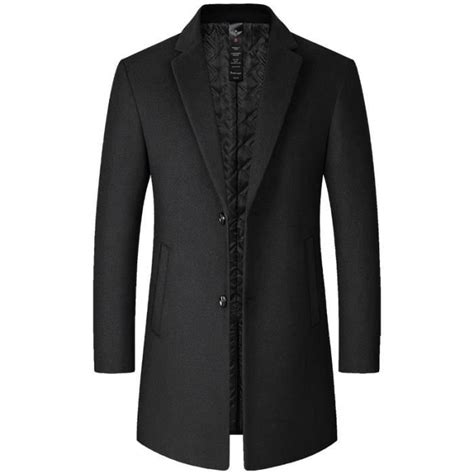 Manteau Caban Manteau Pais De Marque En Laine Pour Hommes Manteau D