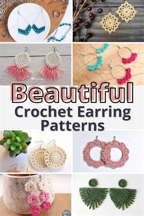 Beautiful Crochet Earrings Patterns To Make Today Crochet Earrings