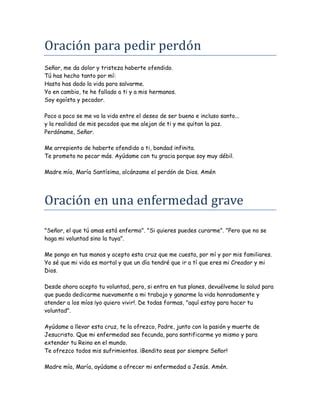 Oraciones Diversas Pdf