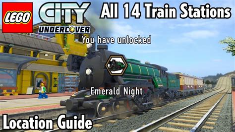 LEGO City Undercover All 14 Train Stations Activated Location Guide