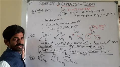 Carbanion Stability Ergs Character Examples Neet Jee Kvpy Pgcet Youtube