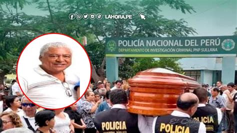 Sullana con homenaje despiden a policía víctima de accidente en canal