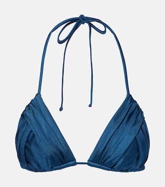 Jasmin Ruched Bikini Bottoms In Blue Bananhot Mytheresa