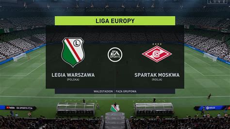 FIFA 22 Liga Europy Legia Warszawa Spartak Moskwa EmkaSport 411