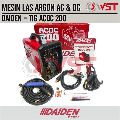 Jual Travo Las Argon Daiden Tig200 Ac Dc Mesin Las Alumunium Tig 200