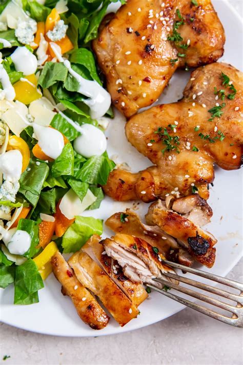 Air Fryer Teriyaki Chicken Thighs | Paleo - Lara Clevenger