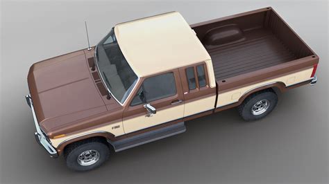 3d 1986 F 150 Supercab Turbosquid 1261634