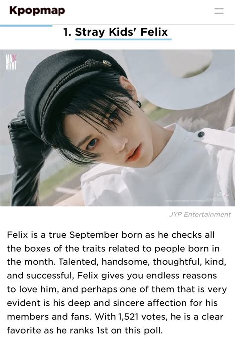 FELIX CHARTS On Twitter Top 3 Favorite Male K Pop Idols Born In The