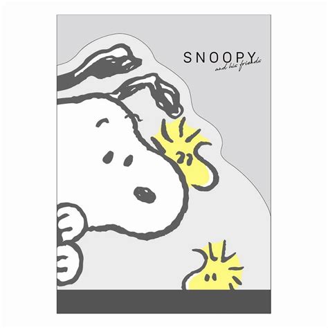 スヌーピー Snoopy Peanutstsfactoryダイカットミニメモ ひょっこりsn 5543262hk