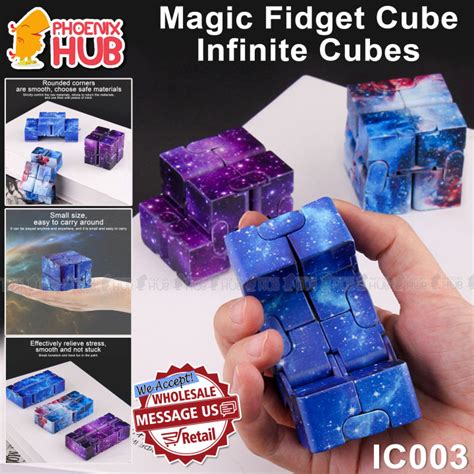 Phoenix Hub IC003 Magic Fidget Infinite Cubes Sensory Rubik S Cube