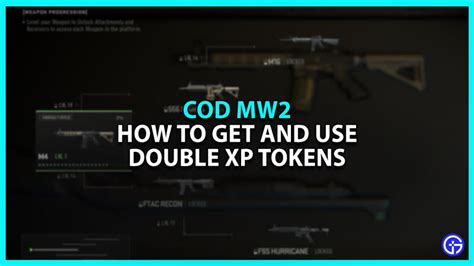 How To Get Double Weapon XP Tokens In Modern Warfare 2