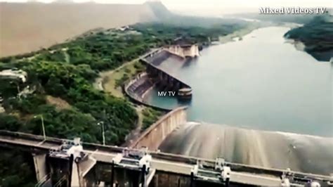 Mangla Dam Full Of Water Latest Video Mangla Dam Spill Ways View Of