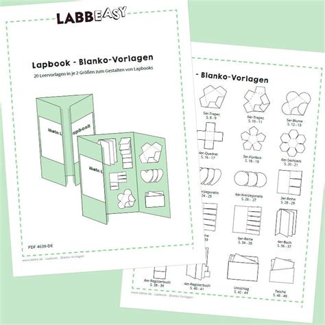 Lapbook Blanko Vorlagen Pdf Labb