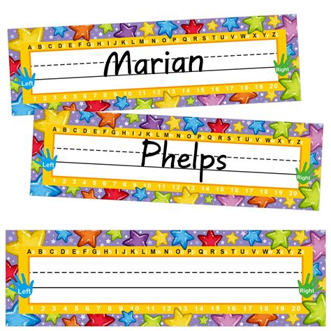 Buy Pcs Desk Nameplates Name Tags For Classroom Student Cubbies