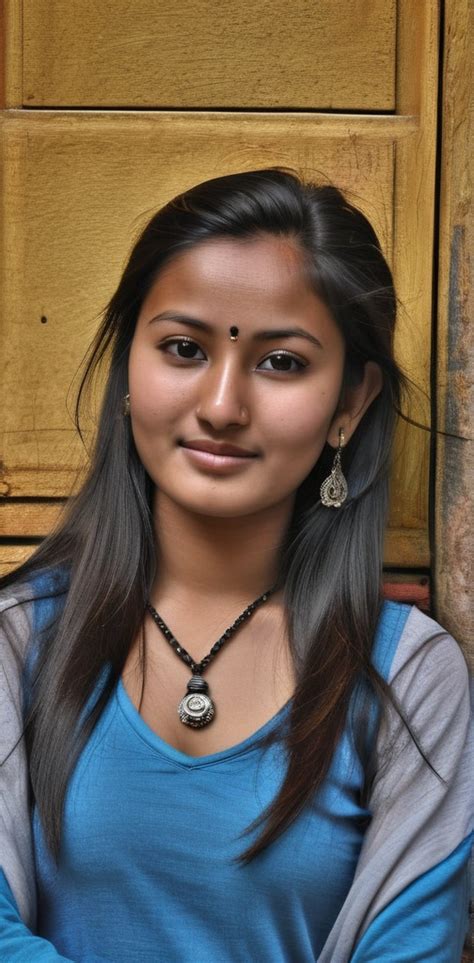 Gorgeous Nepalese Newari Beautiful Girl Ultra Sharp