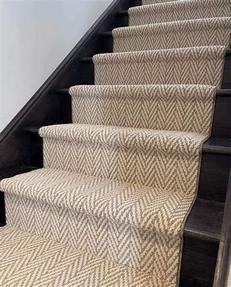 Anderson Tuftex Plaza Taupe Herringbone Stair Runner Stair Runner