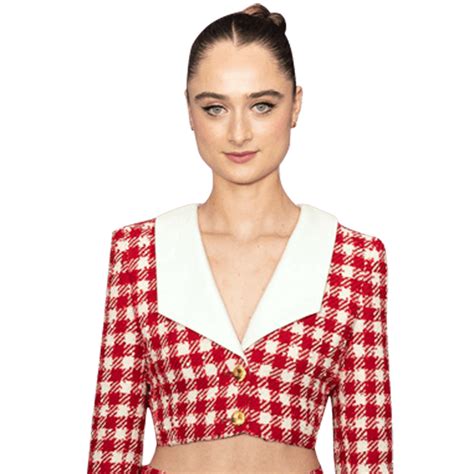 Raffey Cassidy Red Half Body Buddy Cutout