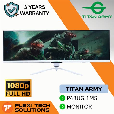 Titan Army Inch Flat Hz Ms Ips Gaming Monitor P Ug Dfhd