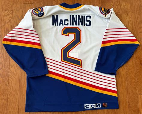 Nhl St Louis Blues Al Macinnis Authentic Jersey Size 48 Ccm Ebay