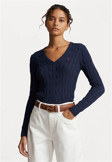 Polo Ralph Lauren Kimberly Long Sleeve Strickpullover Marine